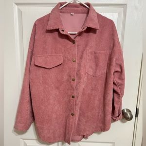 Emery Rose Womens Medium Corduroy Shacket